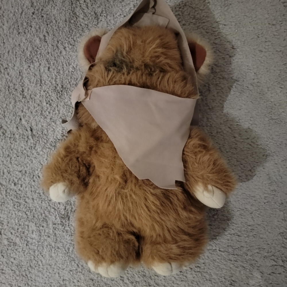 Vintage Ewok Stuffed Animal Star Wars 1983 Collectible